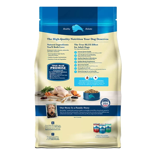 Blue Buffalo BLUE Life Protection Adult Chicken & Brown Rice Dry Dog Food- 30 lb - Image 3 of 4