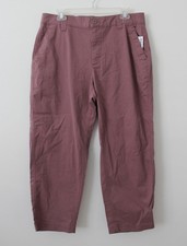 Old Navy Womens High Wisted OGC Chino Tapered Straight Pants Skylark Sz L Petite