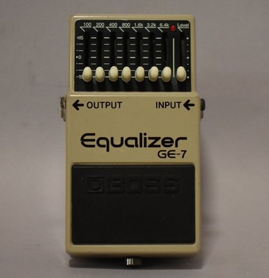1990s Boss GE-7 Graphic Equalizer Effects Pedal Grey Taiwan