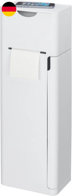 WENKO Stand Wc-Garnitur Mod. Imon 6 in 1 Mit Toilettenpapierhalter Wc-Bürstenhal