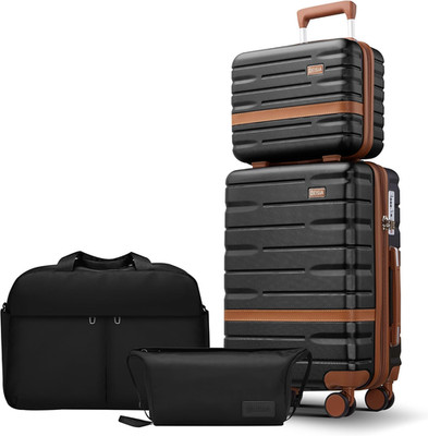 Luggage Sets with TSA Lock Hardside PC+ABS Carry on Expandable Suitcase with Spi