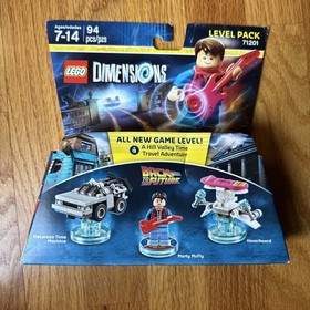 LEGO Dimensions BACK TO THE FUTURE Level Pack 71201 Marty McFly Hoverboard BTTF