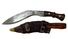 VTG 17" Authentic Nepalese Gurkha Kukri Wood Sheath-Leather Wrapped (Custom)