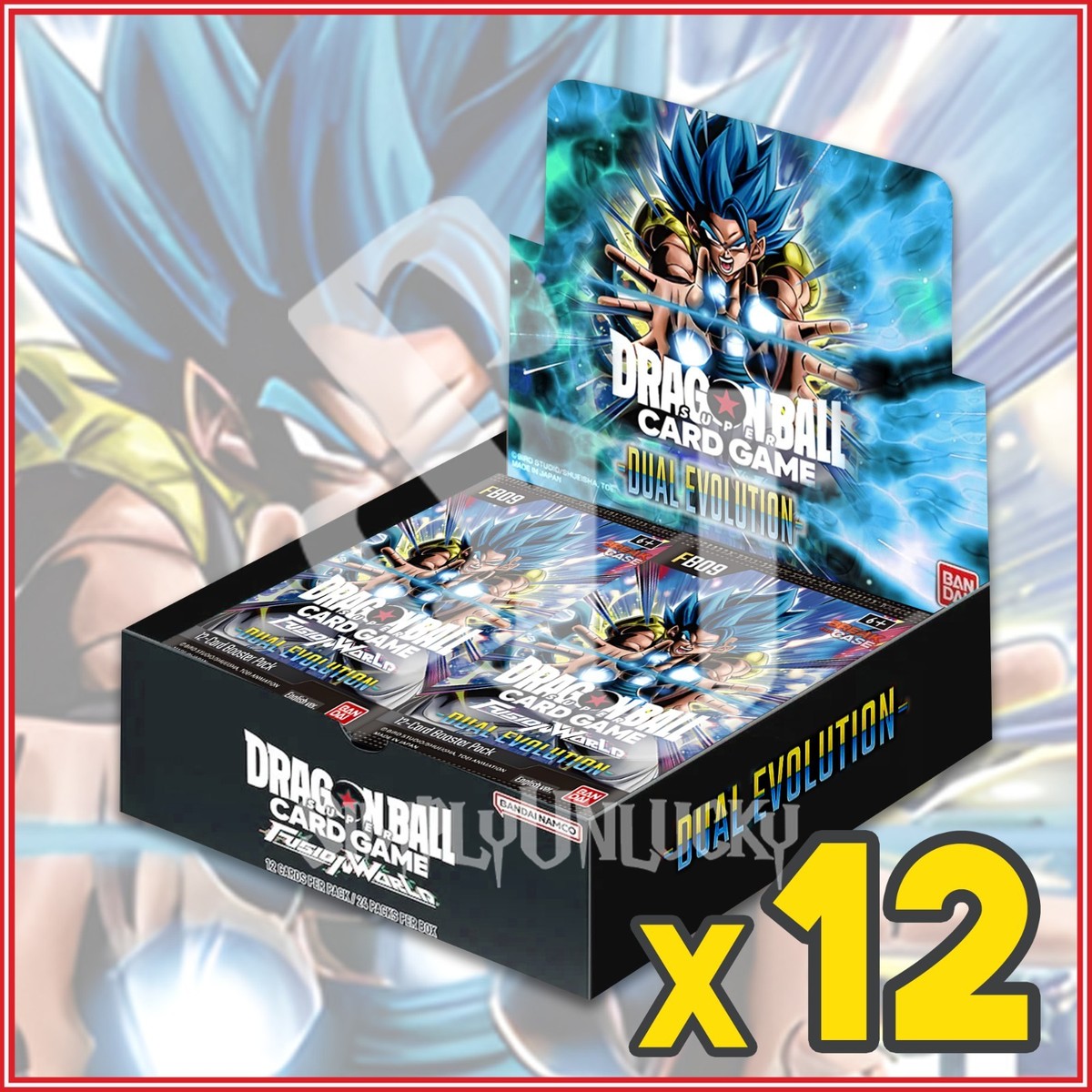 DRAGON BALL SUPER FUSION WORLD Dual Evolution Booster Case FB09