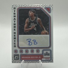 2023-24 Donruss Optic Brandon Boston Jr  Signature Series Auto #SS-BBJ 