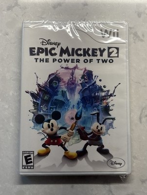 Disney Epic Mickey 2: The Power of Two (Nintendo Wii, 2012)NEW SEALED