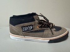 Vintage Vans Half Cab Skate Sneakers Brown Black Yellow 90  s Size 9 Read