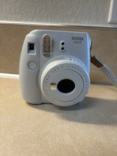 Fujifilm Instax Mini 9 Instant Film Camera Gray 60mm Lens Flash