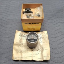 Auto Meter 3481 Ammeter Gauge 2-58 12v Competition Instrument Nos Vintage