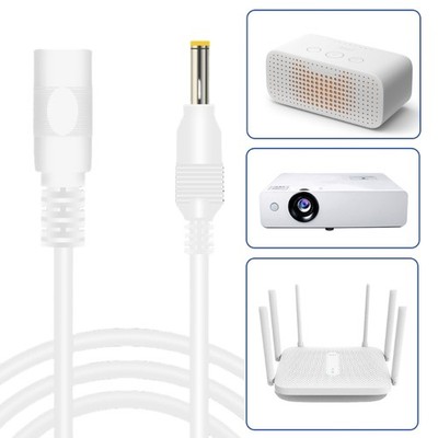 Power Adapter Extension Cord 4.0mmx1.7mm Male To Female For 4.0mmx1.7mm Cable