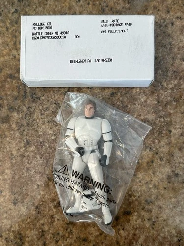 NIB Vintage HAN SOLO Stormtrooper Disguise - 1995 Kenner Kellogg's Mail Away