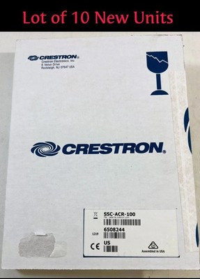 Lot Of 10 Crestron SSC-ACR-100-EL  Replacement Acrylic Sign Face SSC Series New