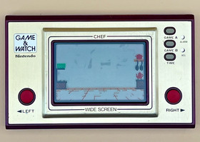 Vintage 1981 Nintendo Game & Watch Chef FP-24 Wide Screen Grade C Tested working