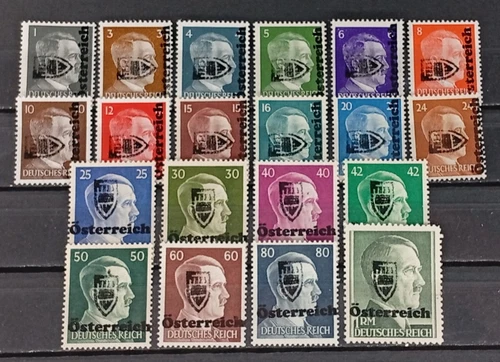 Local Austria 1945 overprint Krems - Furth MNH set