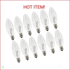 Creative Hobbies® Replacement Light Bulbs for Electric Candle Lamps, Window Cand
