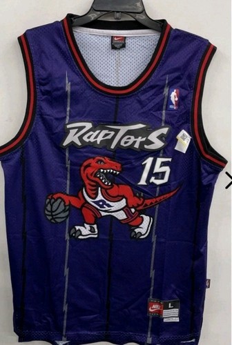Vintage Toronto Raptors Jersey Mens Large NBA Basketball Vince Carter Nike 90s - Image 1