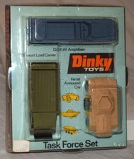 Vintage Dinky No. 677 Task Force Set Army Vehicles Set in Original Box - NEW