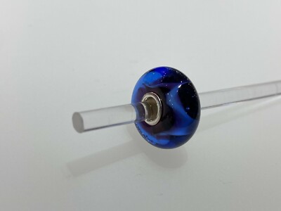 Authentische Trollperlen Einzigartiges Glas Brandneu Charms Lila Welle 61432