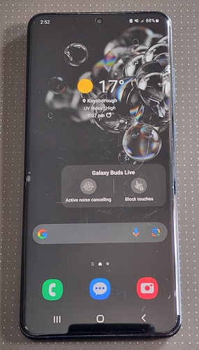 Samsung Galaxy S20 Ultra 5G SM-G988B - 128GB - Cosmic Black(Unlocked) Dual Sim - Picture 3 of 6