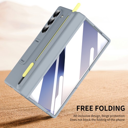 For Samsung Galaxy Z Fold 7/6/5/4/3 Hinge Protection Stand Case Screen Cover+Pen - Picture 31 of 41