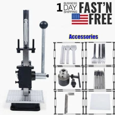 Leather Hole Puncher Hand Punching Machine Press Punch Tool Leather Cutt Craft