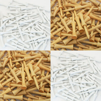 NEW Zero Friction Golf Wood Step Tees Choose Quantity, Color & Length