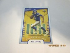 KIRK COUSINS 2021 PANINI PRESTIGE FRANCHISE FAVORITES INSERT  CARD #FF-15