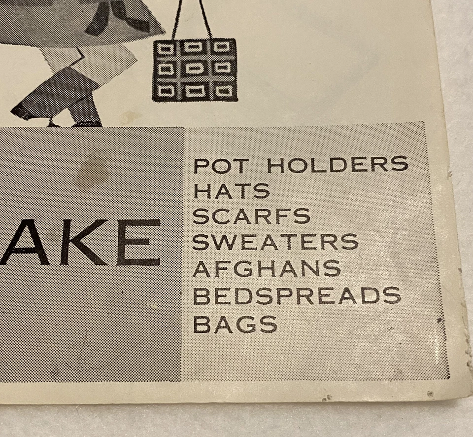 Vintage Davis Adjustable Loom Weaving Instructions Sheet Pamphlet Only - Image 2 of 4