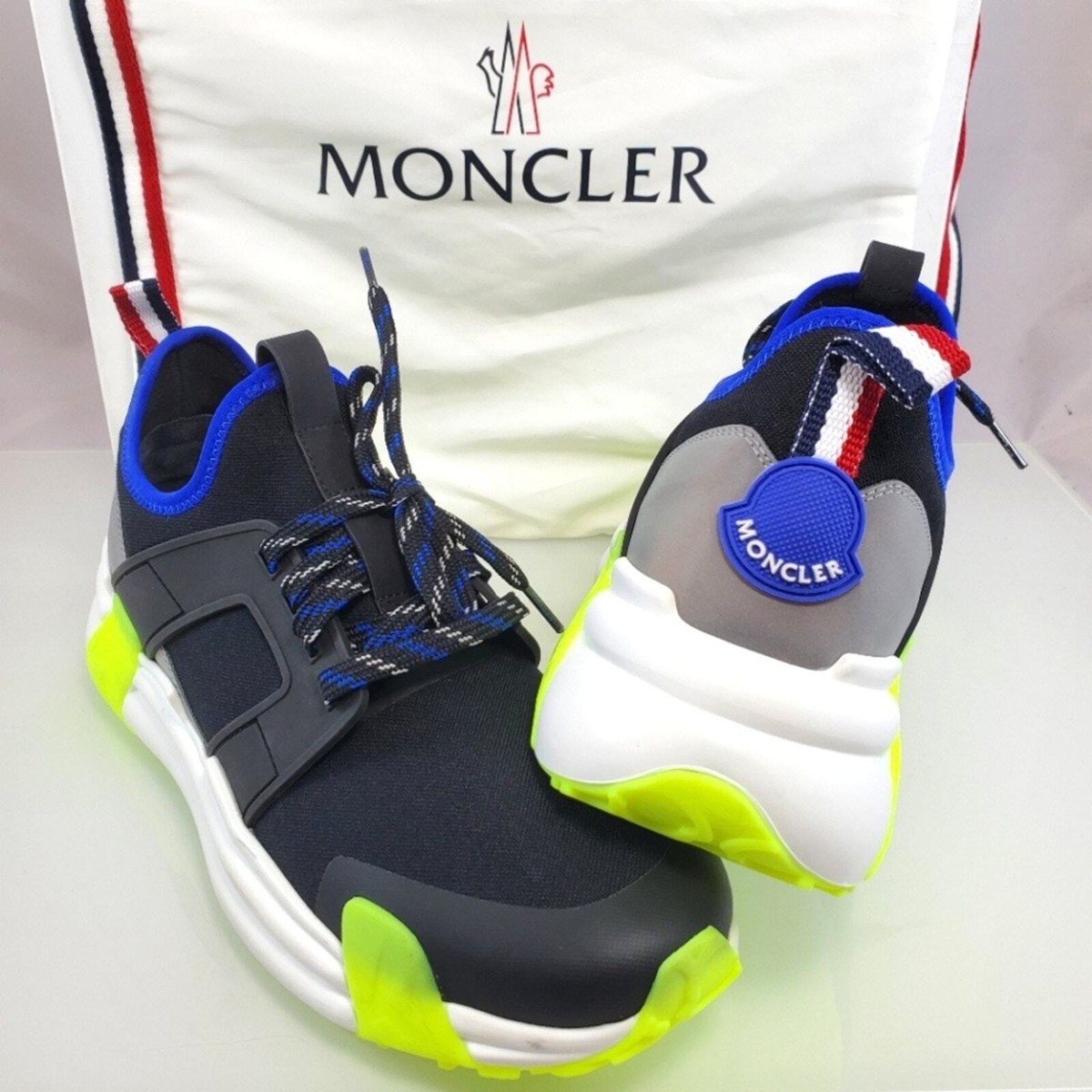 NWT$660 MONCLER Men's Lunarove Textile Low-Top Trainers
