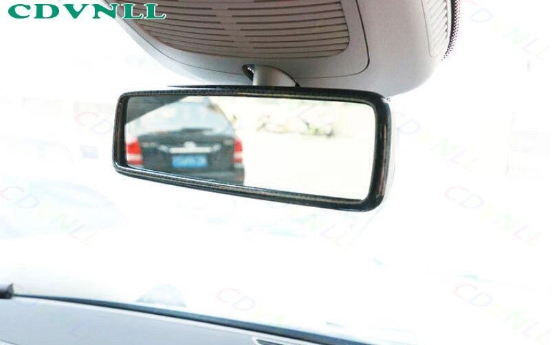 Marco de espejo retrovisor consola media de fibra de carbono ABS para Benz Clase G 2019-2022 Foto 4 de 4