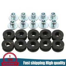 10Pcs Motorcycle Rubber Grommets Bolt For Honda Yamaha Suzuki Kawasaki Fairing