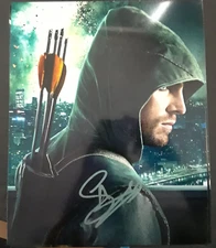 ARROW STEPHEN AMELL OLIVER QUEEN STAR SIGNED AUTOGRAPHED CUSTOM ART 8X10 PHOTO
