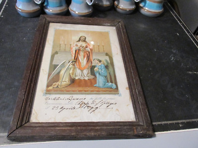 1899 Memory of First Communion on painting 