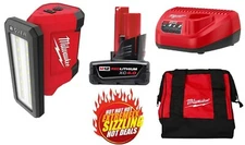 New Milwaukee 2367-20 M12 ROVER Service and Repair Flood Light 4A/H Battery Kit
