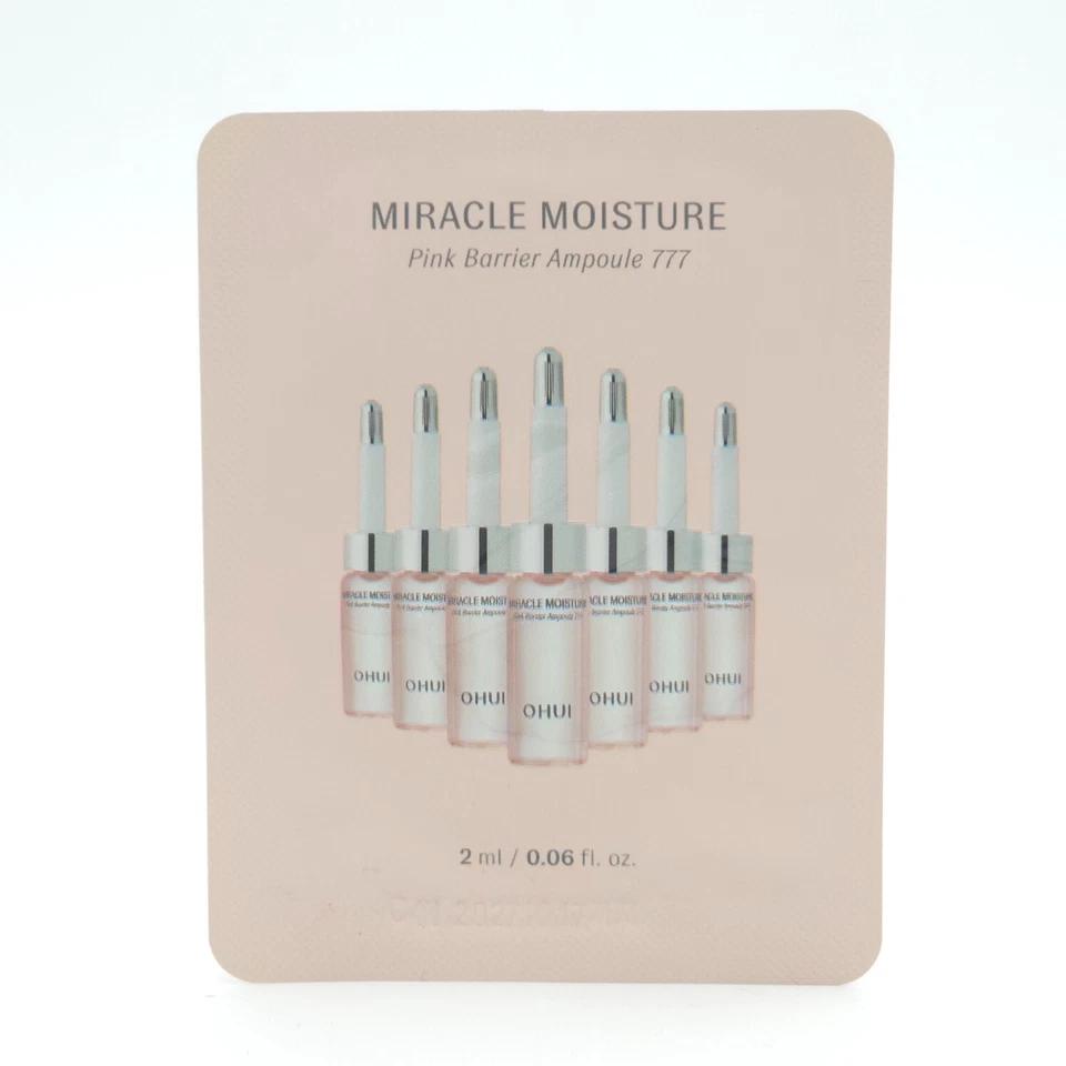O HUI Miracle Moisture Pink Barrier Ampoule 777 2ml x 60pcs K-Beauty - Image 3 of 4