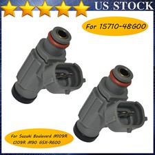 2Pcs Fit For Suzuki Boulevard M109R C109R M90 GSX-R600 Fuel Injector 15710-48G00