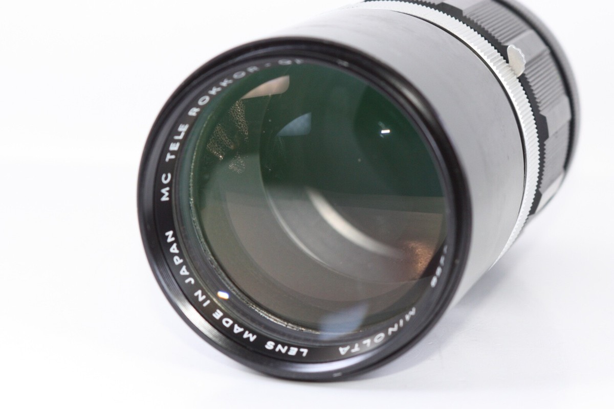 MINOLTA MC TELE ROKKOR-QF 200mm f3.5 MF Lens 