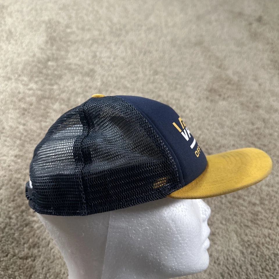 Vintage Vans Trucker Hat Cap Adult Blue Snapback Adjustable Mesh 90s Mens Foto 4 de 4