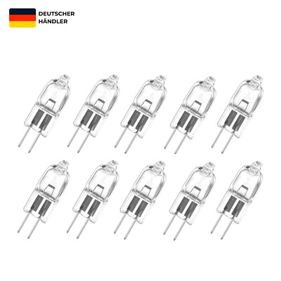 Dimmbare G4 Halogenlampen 10W 24V Bi-Pin - Warmweiß - 10er Pack für Kronleuchter