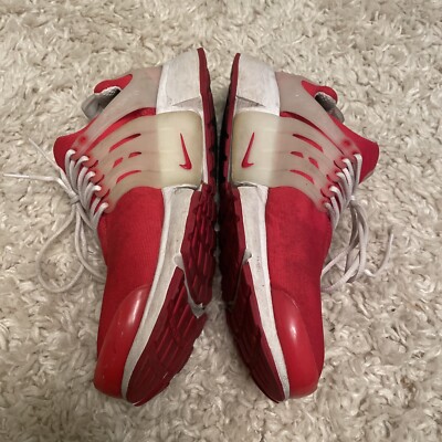 Nike AIR PRESTO Comet Red White Running Sneakers 305919-611 Mens
