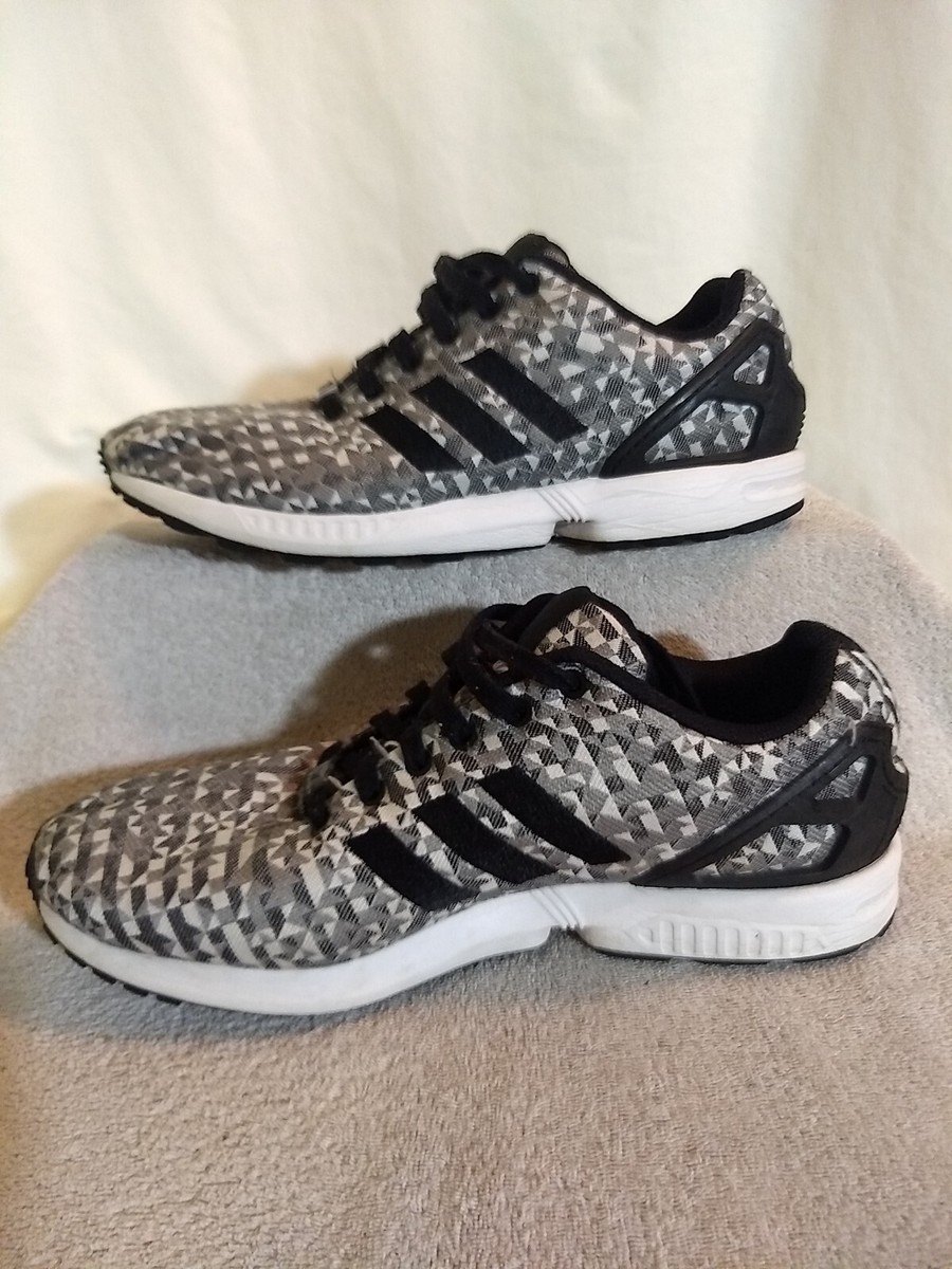 Adidas Mens ZX Flux Weave 'Grey Prizm' (B34472), Size: 12.5