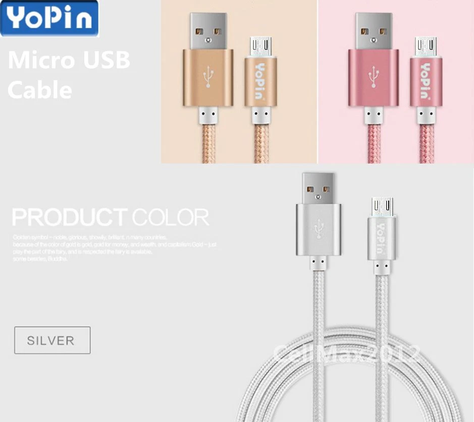 Heavy Duty Micro USB Fast Charger Data Cable Cord For Samsung Android HTC LG US - Image 2 of 4