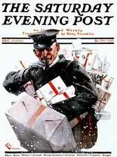 Saturday Evening Post 1922 Cover  Reproduction Giclee Print