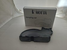 Motta Corner Silicone Rubber Espresso Coffee Tamping Cat Black 210x140x5mm