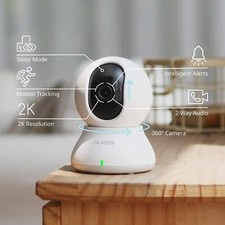 Baby Monitor Dog Camera 360 Degree Smart Motion Tracking 2K Resolution