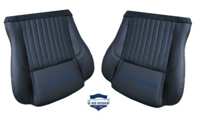 03 Ford Thunderbird  50th Anniversary Left & Right Bottom Leather Seat Cover Blk