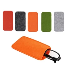 5Pcs Felt Glasses Bags Sunglasses Bags Travel Storage Bags Reading Glasses Bags