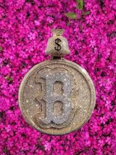 Men's 5Ct Round Real Moissanite Custom Initial Pendant 14K Yellow Gold Plated