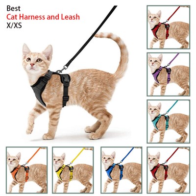 rabbitgoo Pet Cat Harness and 59'' Leash Escape Proof Adjustable Vest for Cats