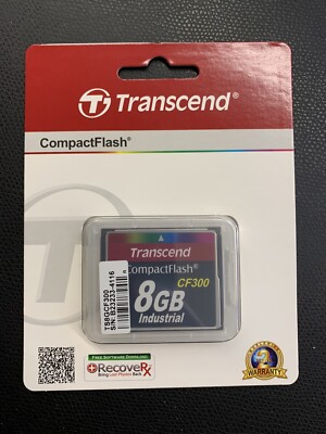Compact Flash 8GB Transcend CF300 Industrial OVP
